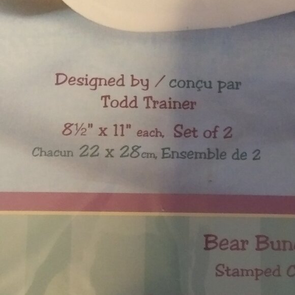 Dimensions Baby Hugs cross stitch kit bear bundles bibs Kit Made in the USA - Picture 12 of 13